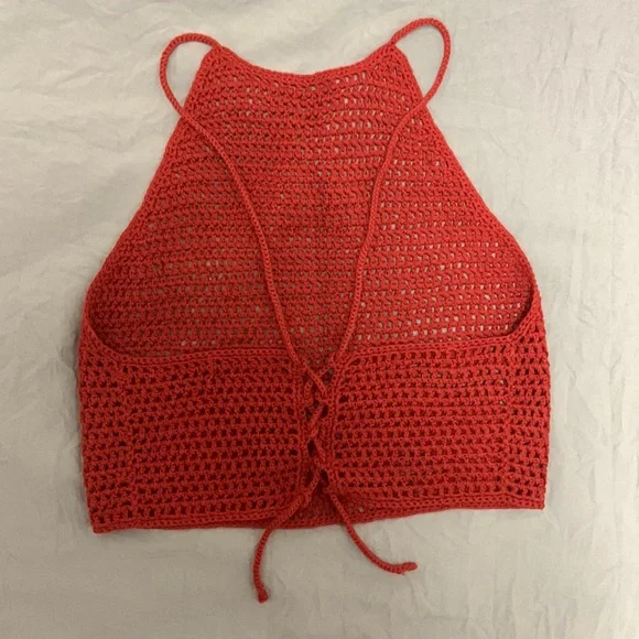 HAND KNITTED SET TOP AND SKIRT - XS - Picture 6 of 17